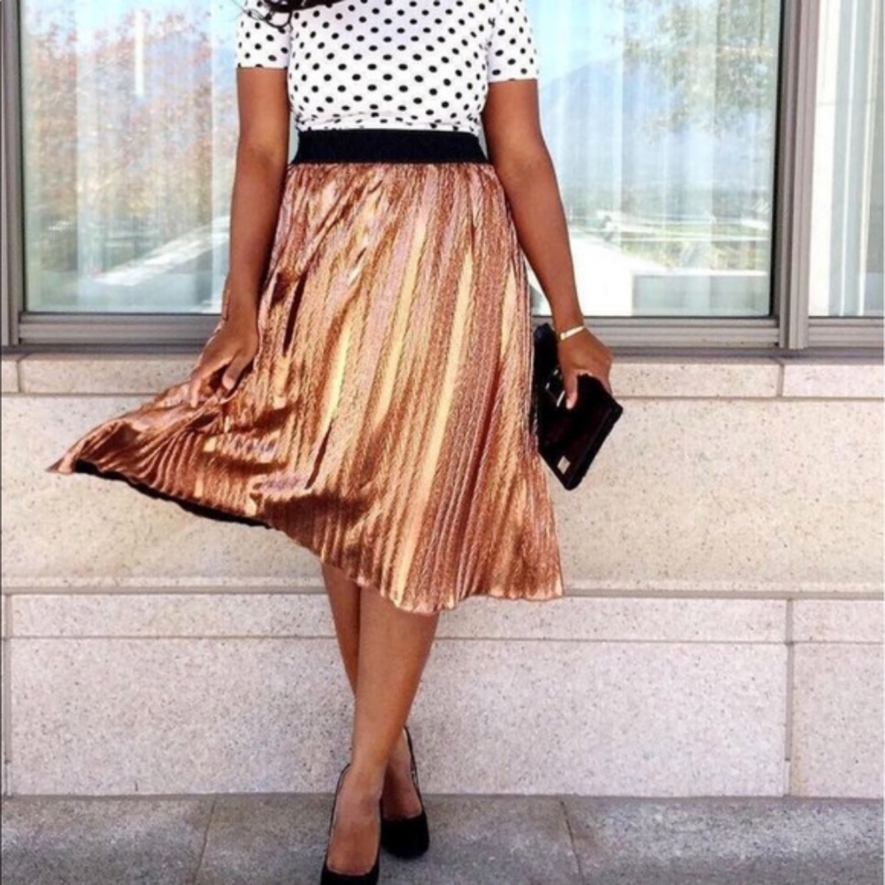 NWOT LuLaRoe Metallic Jill Skirt